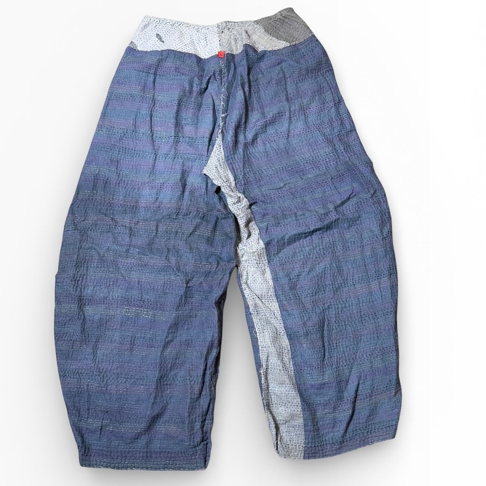 Mieko Mintz Reversible Kantha Patchwork Lantern P… - image 2